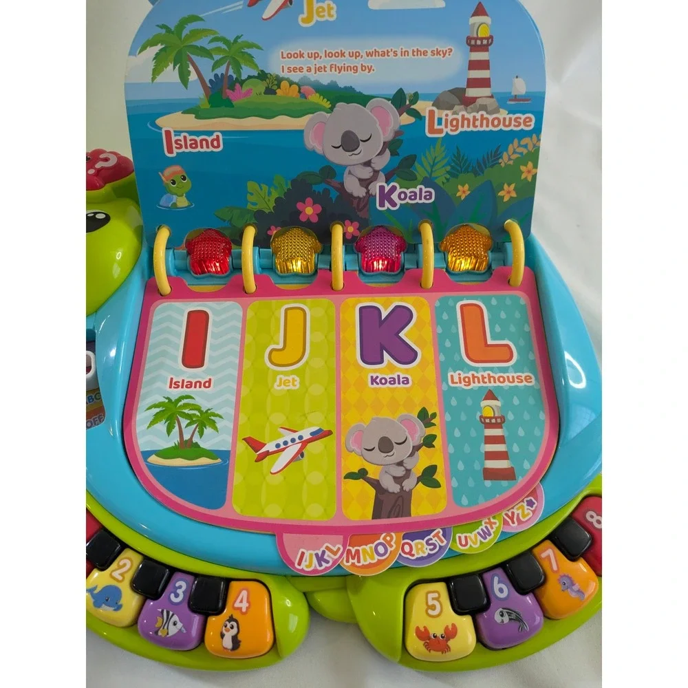 VTech Touch & Teach Sea Turtle Interactive Learning Toy ABCs Numbers Music Works